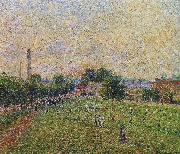 Camille Pissarro Grassland oil painting on canvas